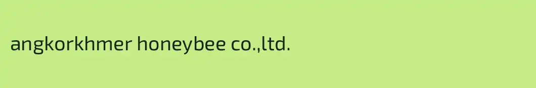 angkorkhmer honeybee co.,ltd.